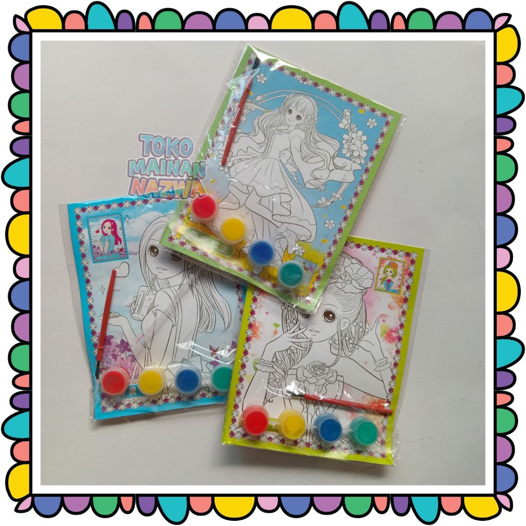 

melukis cat air [1 pcs] (baca deskripsi)