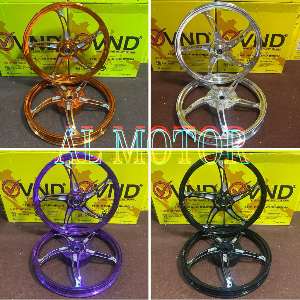 Velg racing VND New Speed Vario 110 125 150 160 Stylo Cbs Vario 160 cbs Scoopy Beat Spacy Genio leba