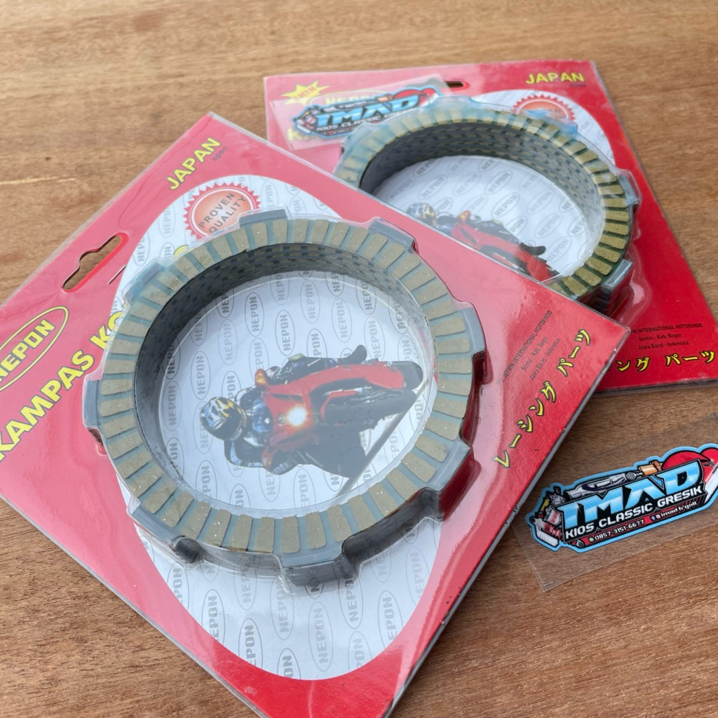 KAMPAS KOPLING RACING NEPON JAPAN GL100 KAMPAS N3PON JAPAN RACING GL 100 TIGER VERZA GL PRO MP ASLI 