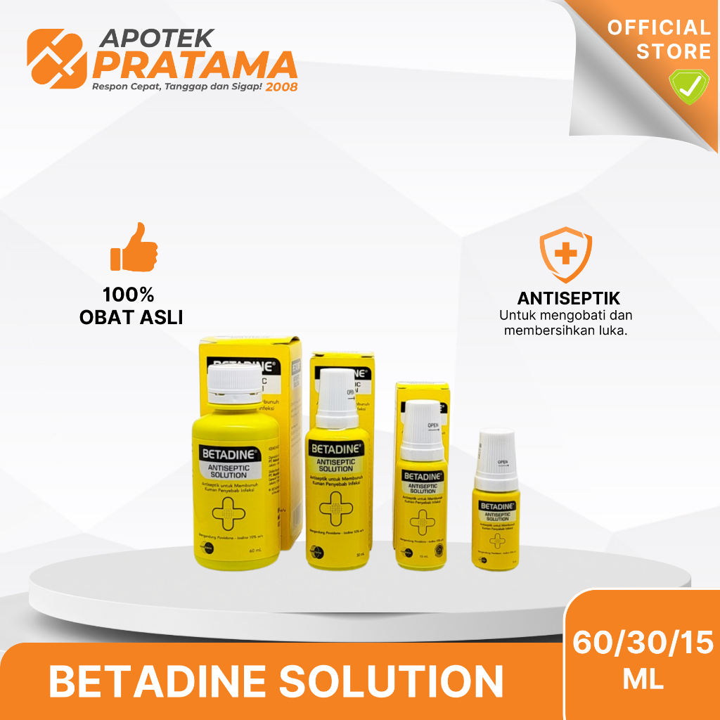 BETADINE CAIR / IODINE ANTISEPTIK / IODINE