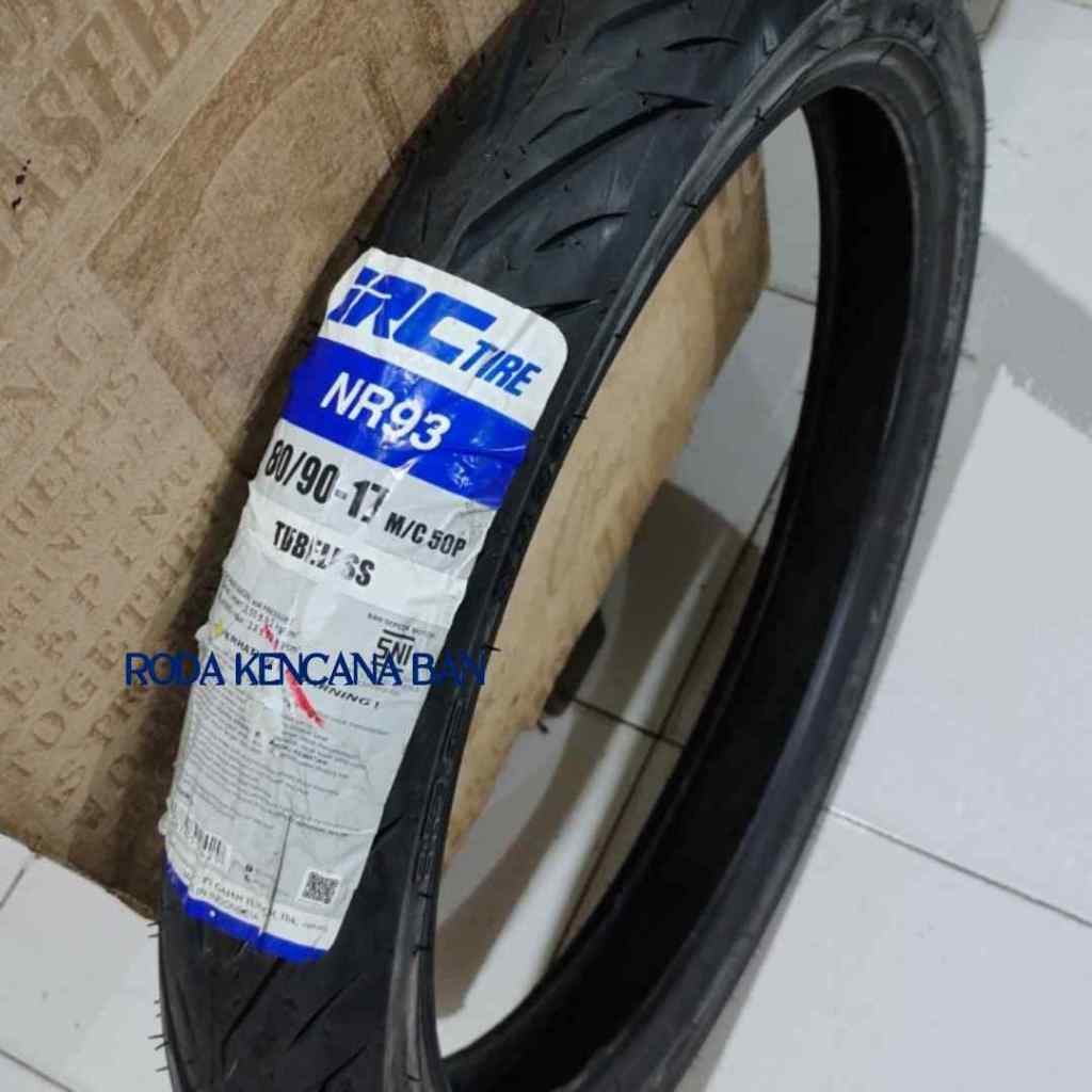 Ban IRC NR 93 size 80/90 R17 - Tubeless Ban Belakang Blade 125, Smash, Shogun 125,Mx King 150