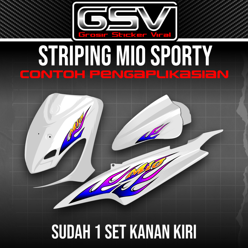 striping api mio sporty mio smile striping api transparan mio