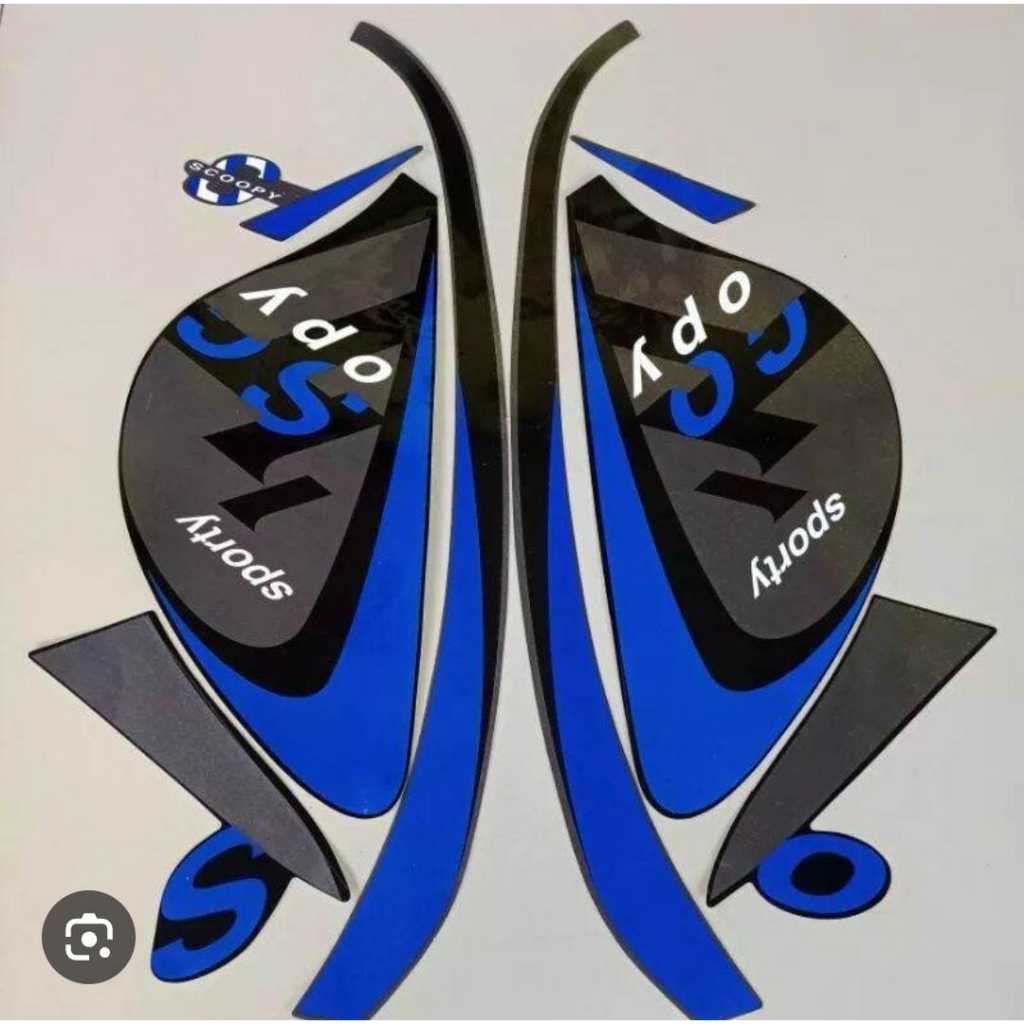 Stiker Striping Honda Scoopy Sporty 2022 - List Stiker Standar Scoopy Sporty 2022 Termurah&terlaris