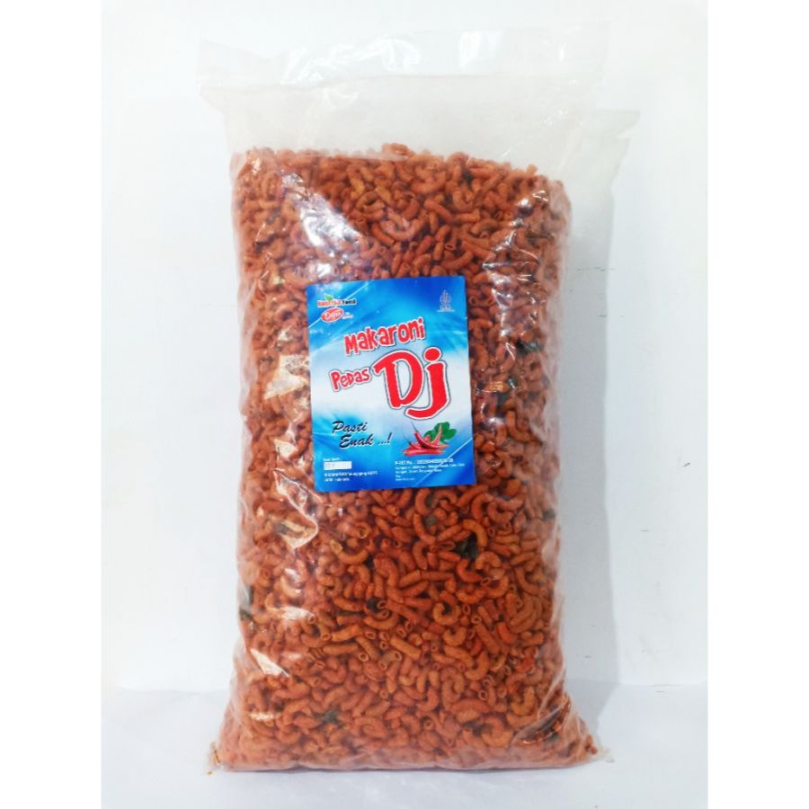 

Makaroni Dj pipa 1kg Pedas DJ Makaroni pedes daun jeruk 1 KG (1000gr)