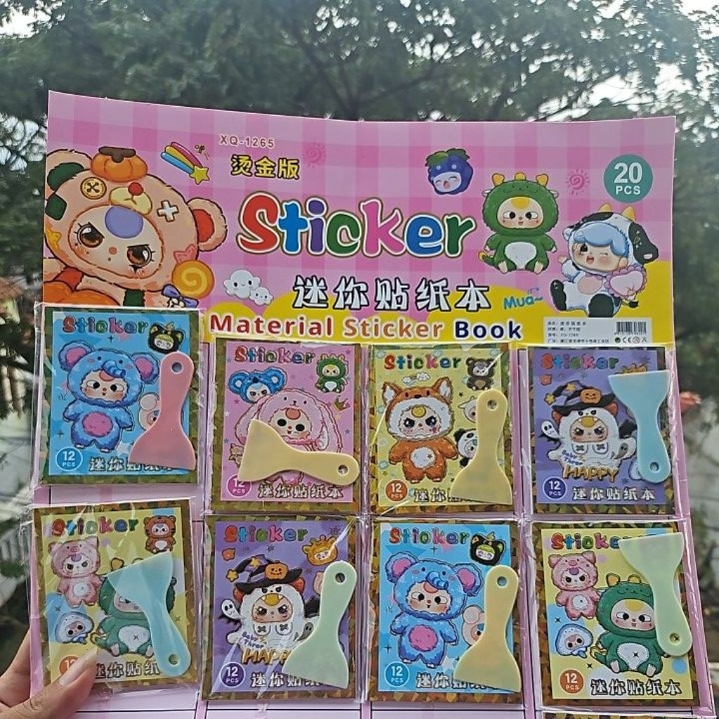 

sticker sanrio singkup / stiker kaca / stiker karakter anak / mainan murah
