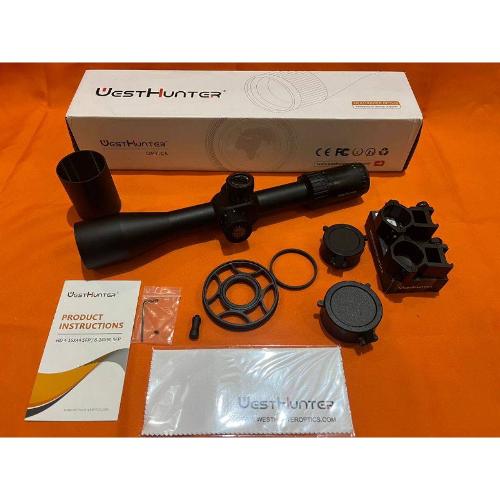 TELESKOP WESTHUNTER HD 4-16X44 SFP BISA COD