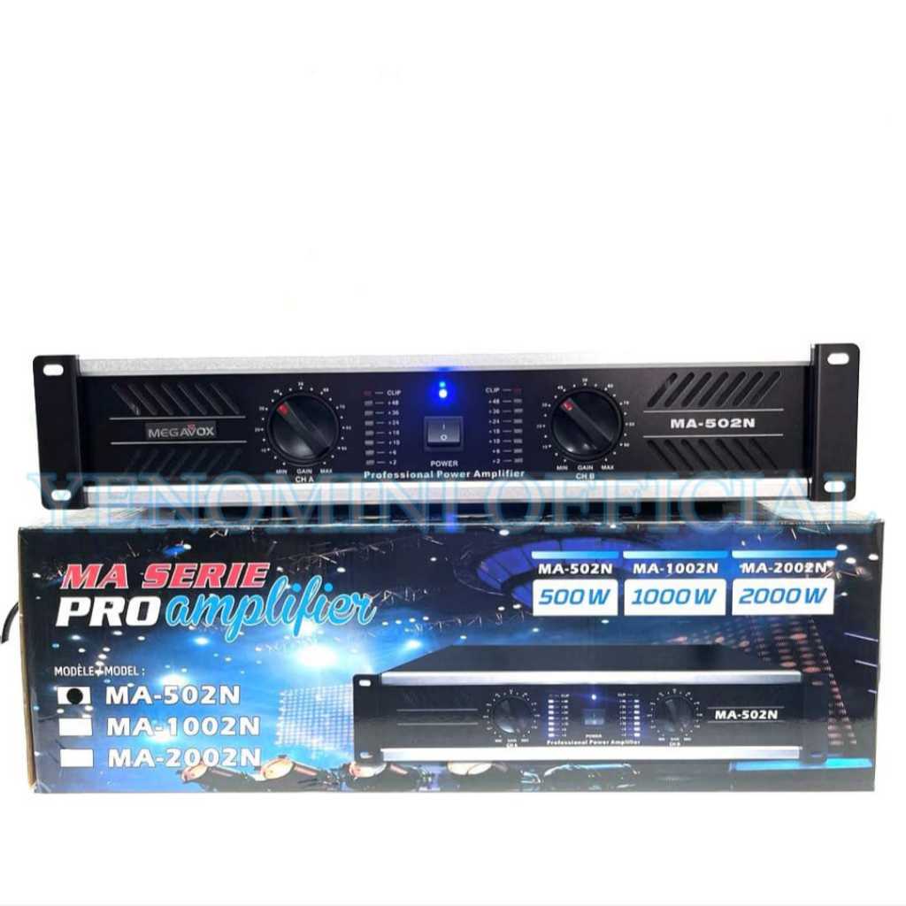 Power Amplifier Megavox MA 502N Original Power Amplifier Megavox MA502 Bagus Murah MA 502 ( bisa COD