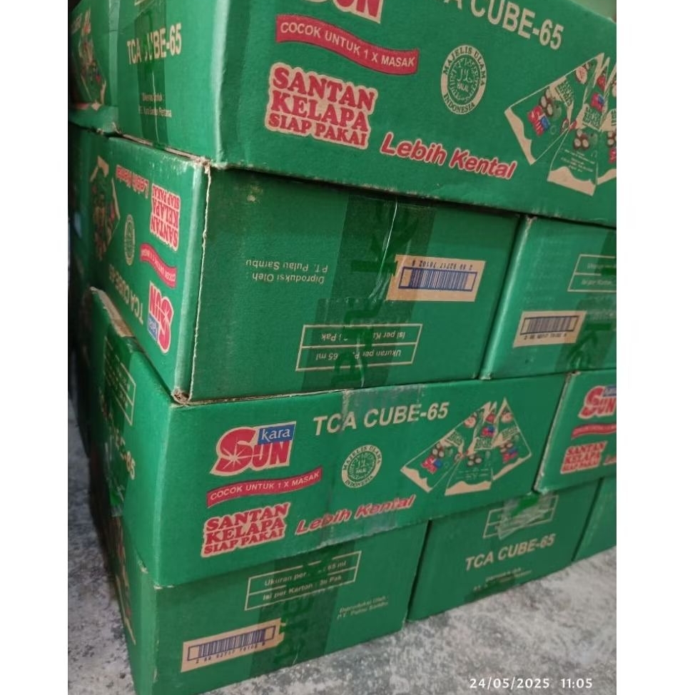 

Sun Kara Santan Kelapa 1 Dus 65ml 36 pcs