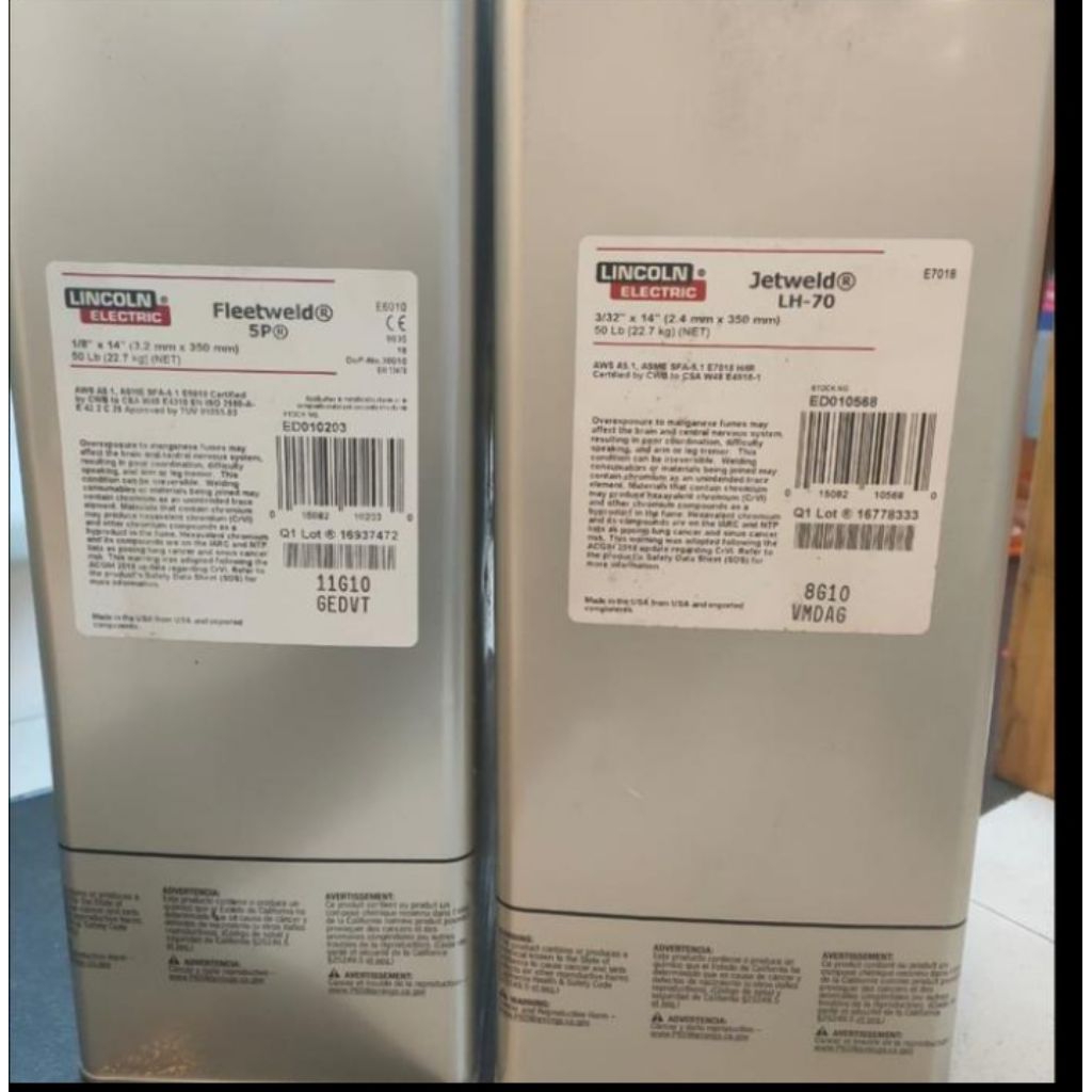 kawat las type LH70-7018 3mm welding electrode LINCOLN