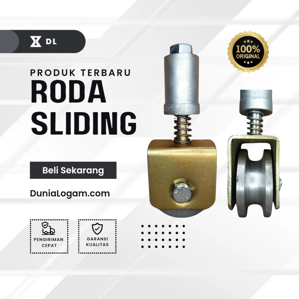 Roda Sliding Anti Anjlok Besi SUPER 6 CM | Roda Pintu Pagar
