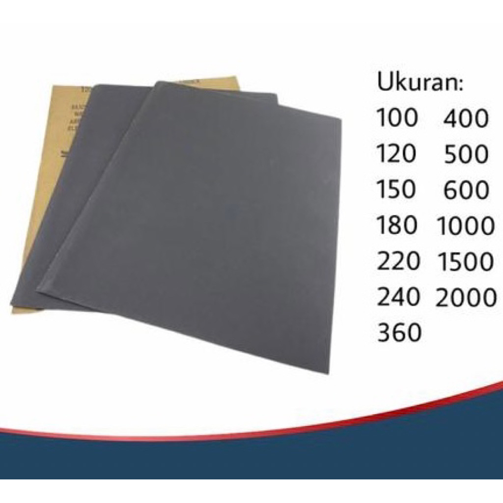 Amplas Lembaran / Amplas Kertas / Amplas Halus / Amplas Kasar