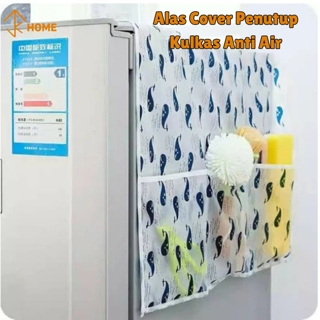 Alas Cover Penutup Kulkas Anti Air Alas Kulkas Taplak Kulkas Waterproof