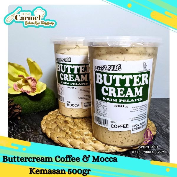 Buttercream Mocca / Coffee 500gr - Butter Cream siap pakai instant 2
