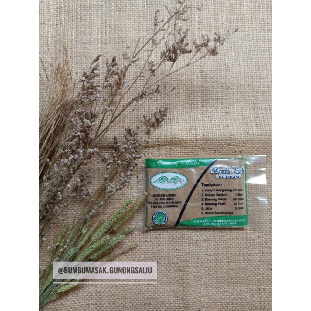 

MASAK PUTIH KHAS ACEH UK.1Kg DAGING