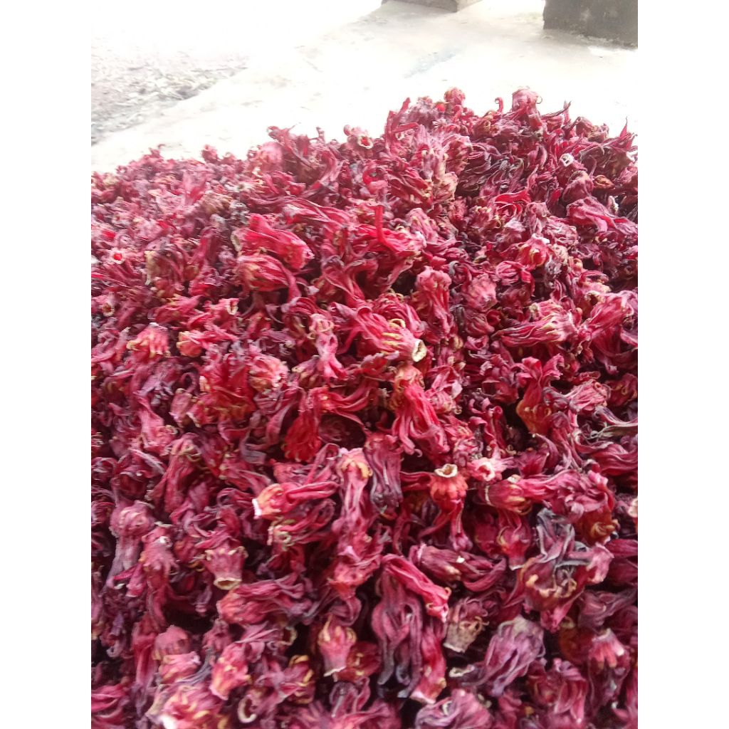 

100 gram bunga Rosela merah kering kualitas great a