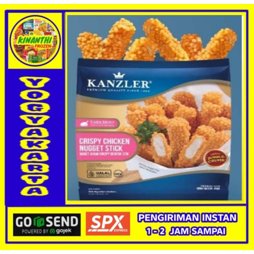 

Kanzler nuget stik crispy 450 gr,jogja frozen