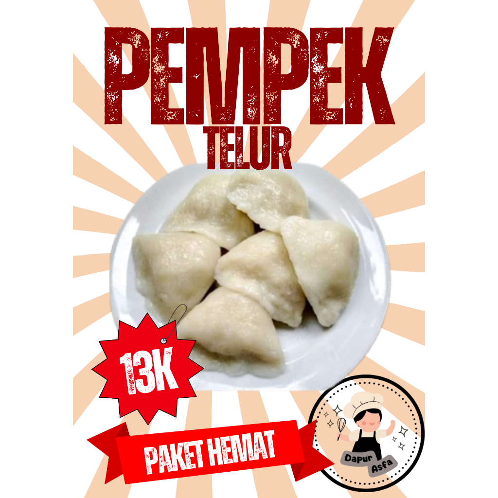 

Pempek Palembang Telur Paket Hemat – isi 5 pcs