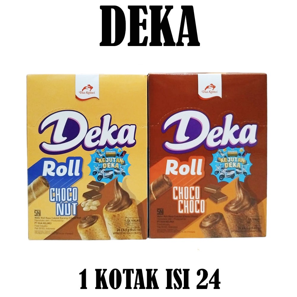 

DEKA WAFER ROLL KOTAK ISI 24