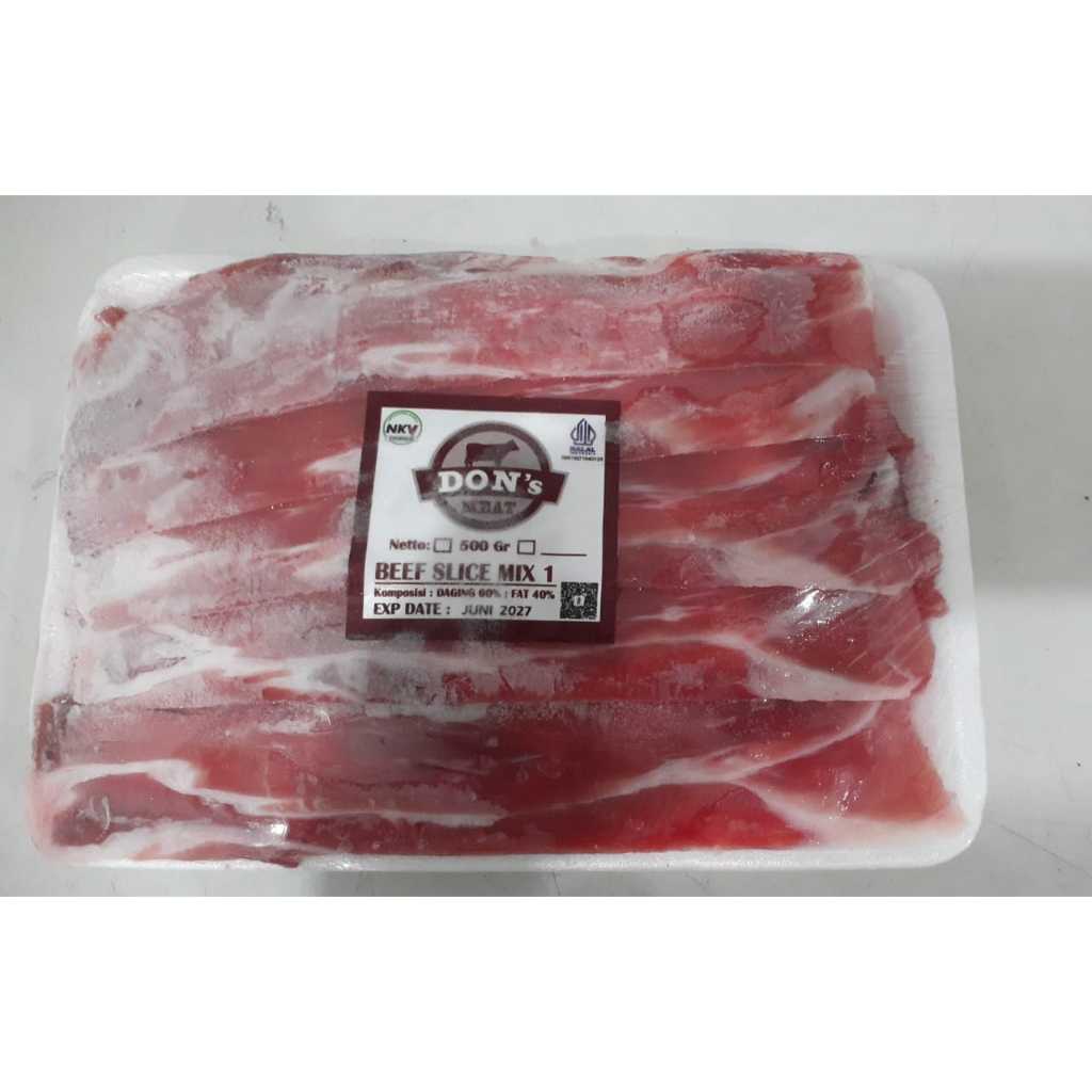 

Don's Beef Slice Mix 500 Gr