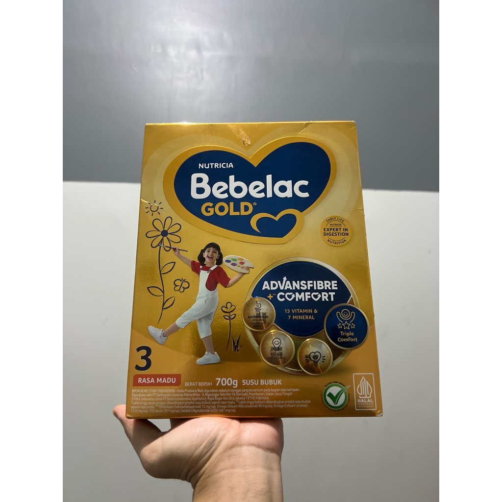 Bebelac gold 3 Madu / Vanila 360gr 700gr