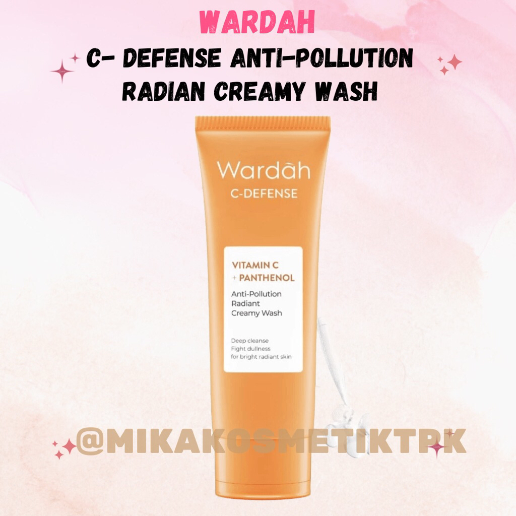 Wardah C Defense / Wardah C Defense Energizing Creamy Wash