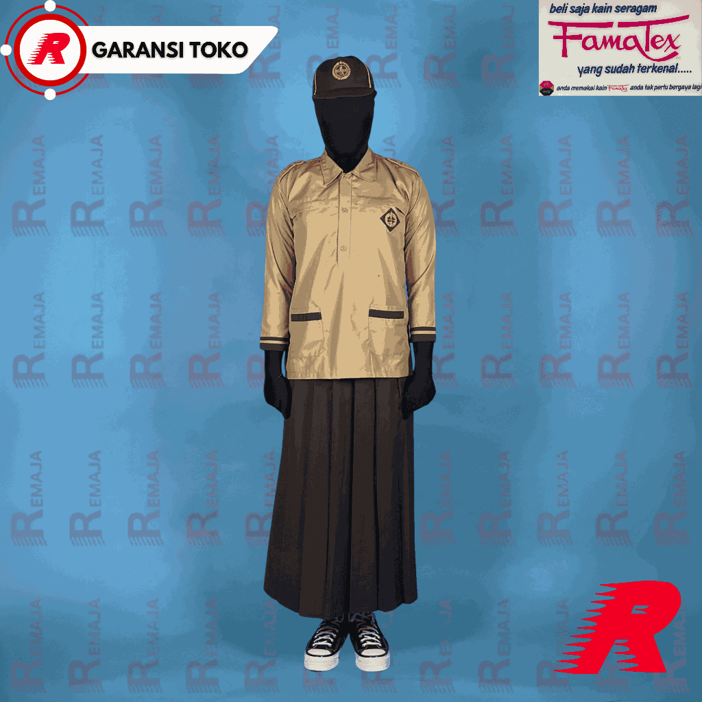 Seragam Pramuka Siaga Lengan Panjang SD Baju Pramuka Siaga Kemeja Pramuka Panjang SD Pramuka SD