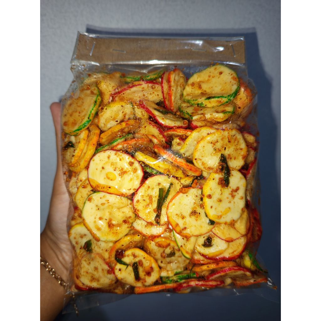 

seblak kering extra pedas daun jeruk//kriuk dan renyah