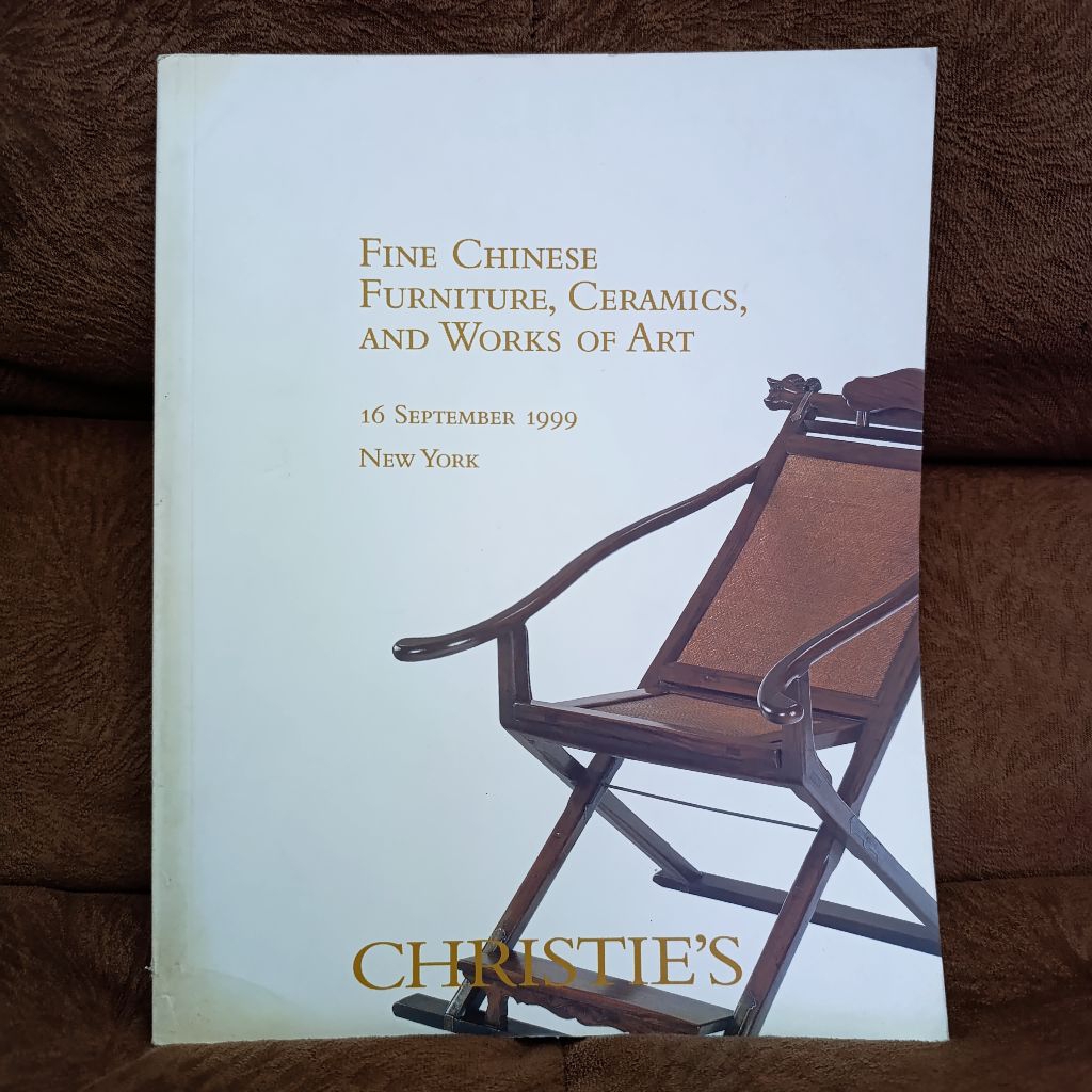 Majalah Christie's th 1999, Fine Chinese Furniture, Ceramics, and Works of Art