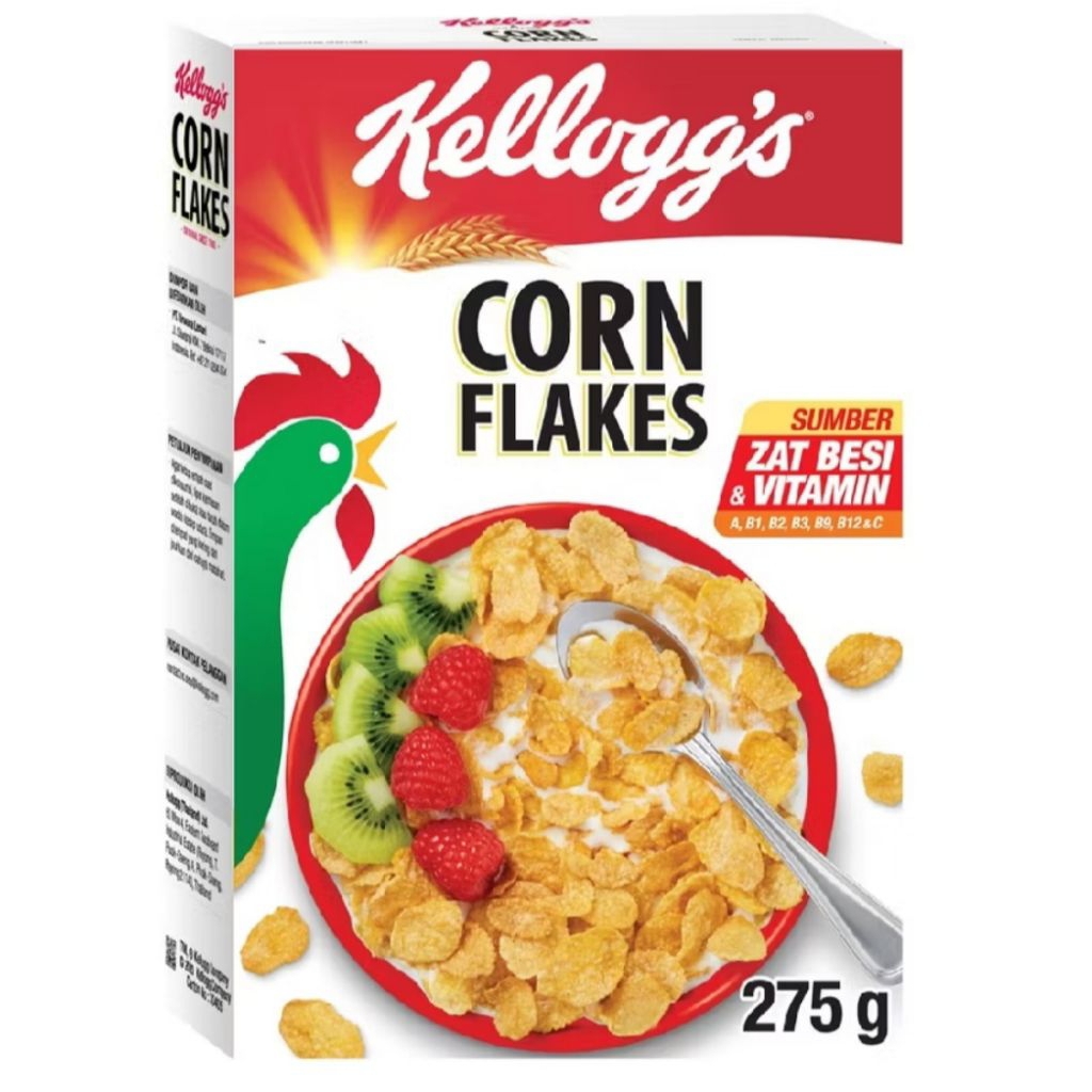 

Kelloggs Corn Flakes 275 gr [Kemasan Penyok]