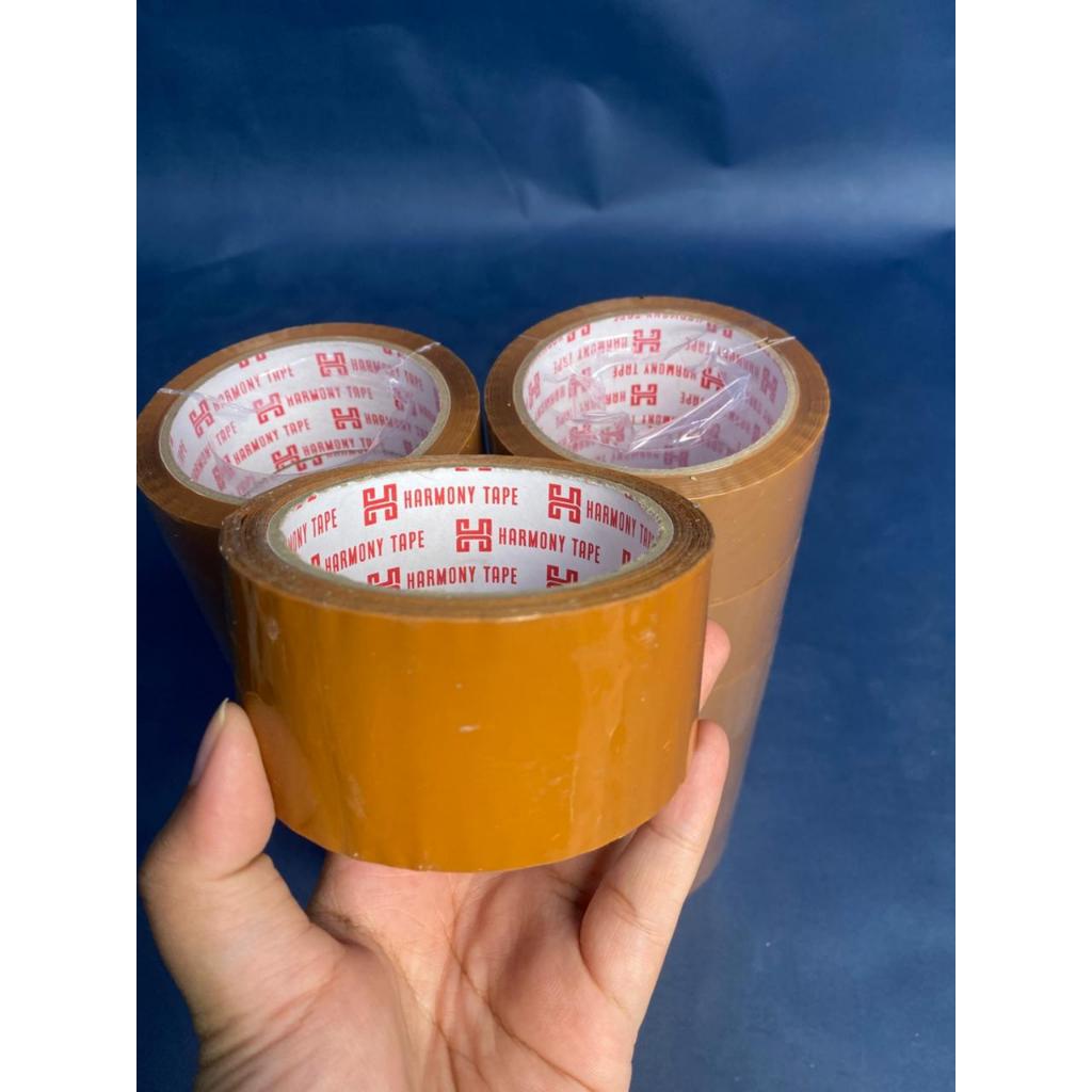 

Lakban Packing Coklat Bening 45mm x 100Y | Slop Isi 6 Roll | Solusi Segel Box