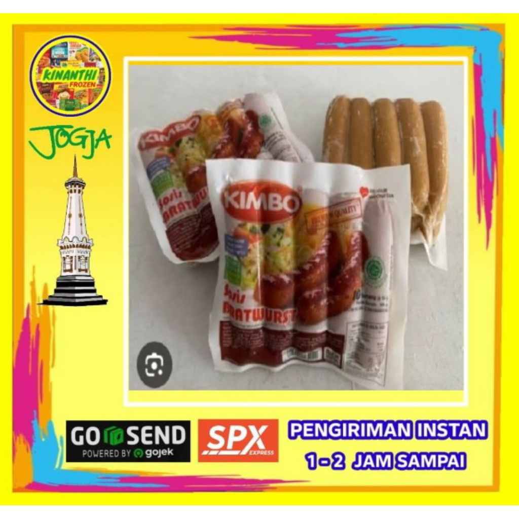 

Kimbo sosis sapi jumbo 500 gr,jogja frozen