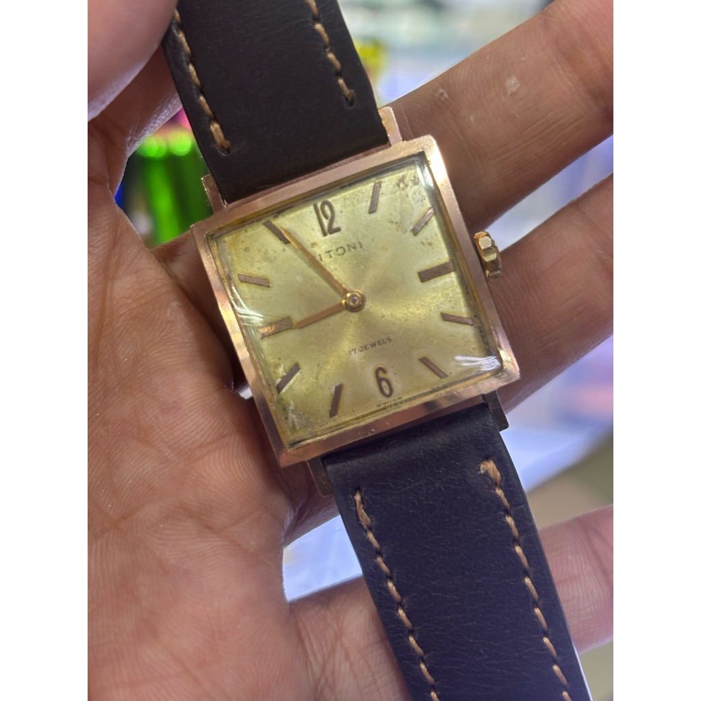jam tangan vintage titoni automatic
