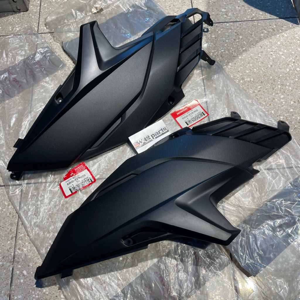 COVER SAMBUNGAN BODY SAMPING SET KANAN KIRI VARIO TECHNO 110 83520 83620 KVB N50 ORIGINAL AHM