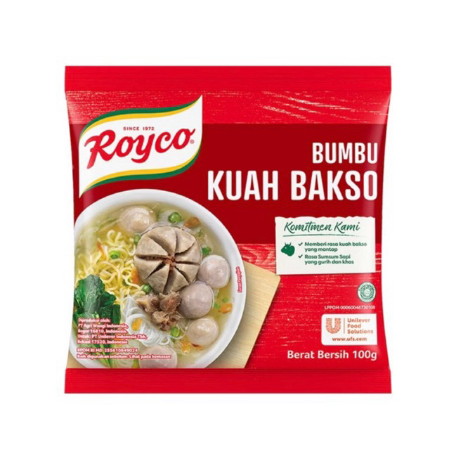 

ROYCO BUMBU KUAH BAKSO 100g - MURAH