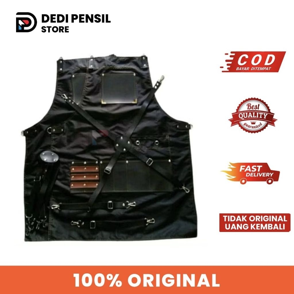 Apron Cukur Apron Barbershop Celemek Salon Barbershop