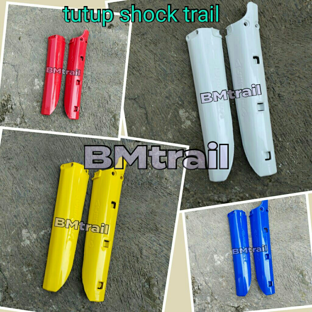 TUTIP SHOCK DEPAN TRAIL COVER SHOCK MOTOR TRAIL SUPERMOTO