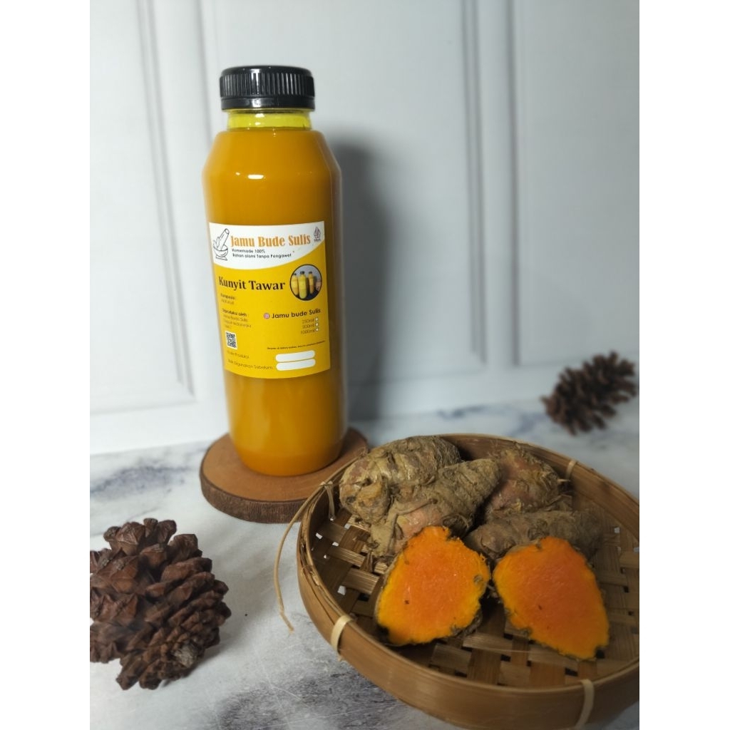 

Jamu Kunyit Tawar 500ml jamu bude sulis
