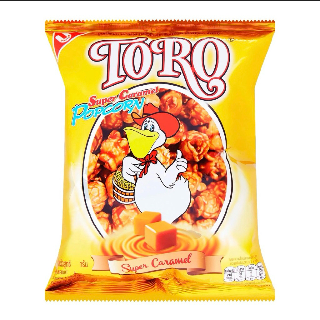 

Toro Crunchy Popcorn Caramel Cheese Flavor 55g