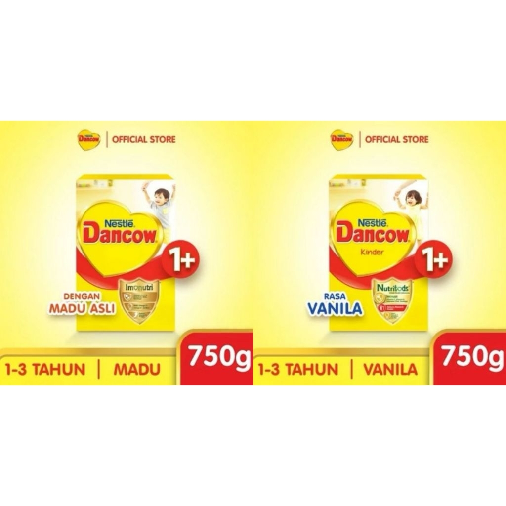 

Dancow 1+ Vanila Madu 750gr Susu Pertumbuhan 1-3Tahun
