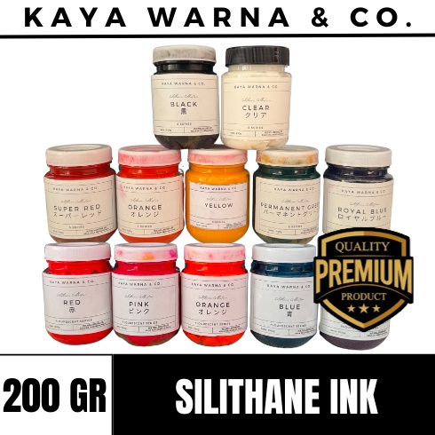 

KODE N7K Tinta Sablon Silikon Ink KAYA WARNA CO 2g