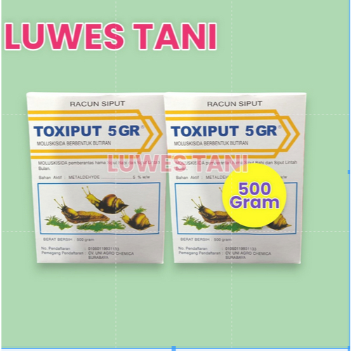 Toxiput (BESAR) 500 gram hama siput dan bekicot
