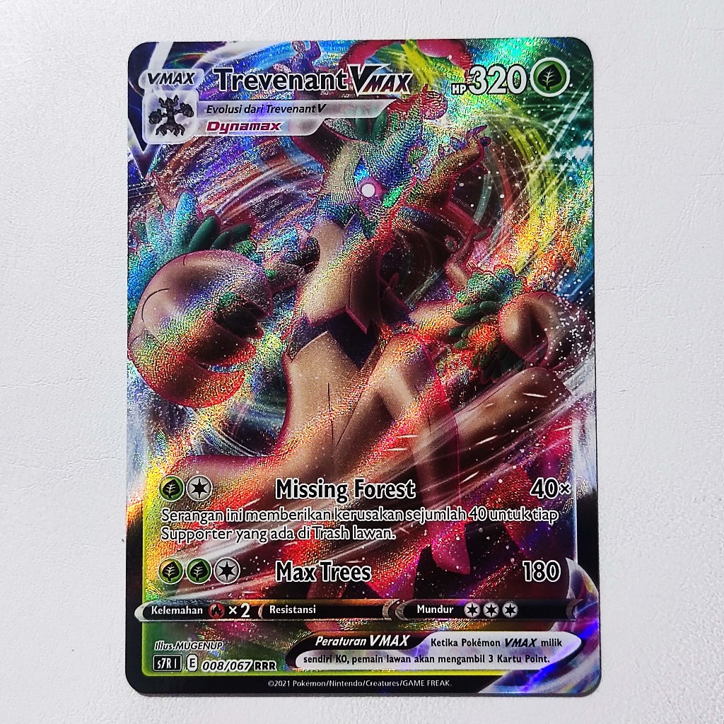 Trevenant VMAX RRR 008/067 s7R - Kartu Pokemon Indonesia