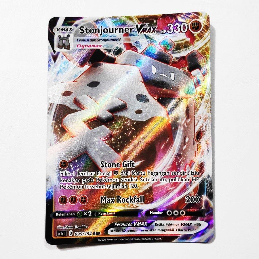 Stonjourner VMAX RRR 095/154 sc1a - Kartu Pokemon Indonesia