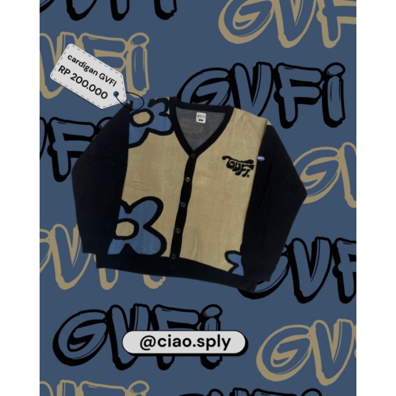 GVFI CARDIGAN KNIT FLOWS BLOSSOM