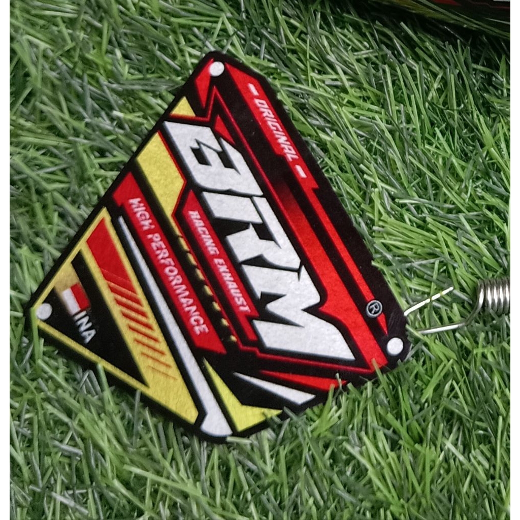 Emblem knalpot original BRM RACING exhaust