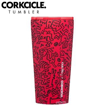 CORKCICLE KEITH HARING TUMBLER RED ART STREET SS