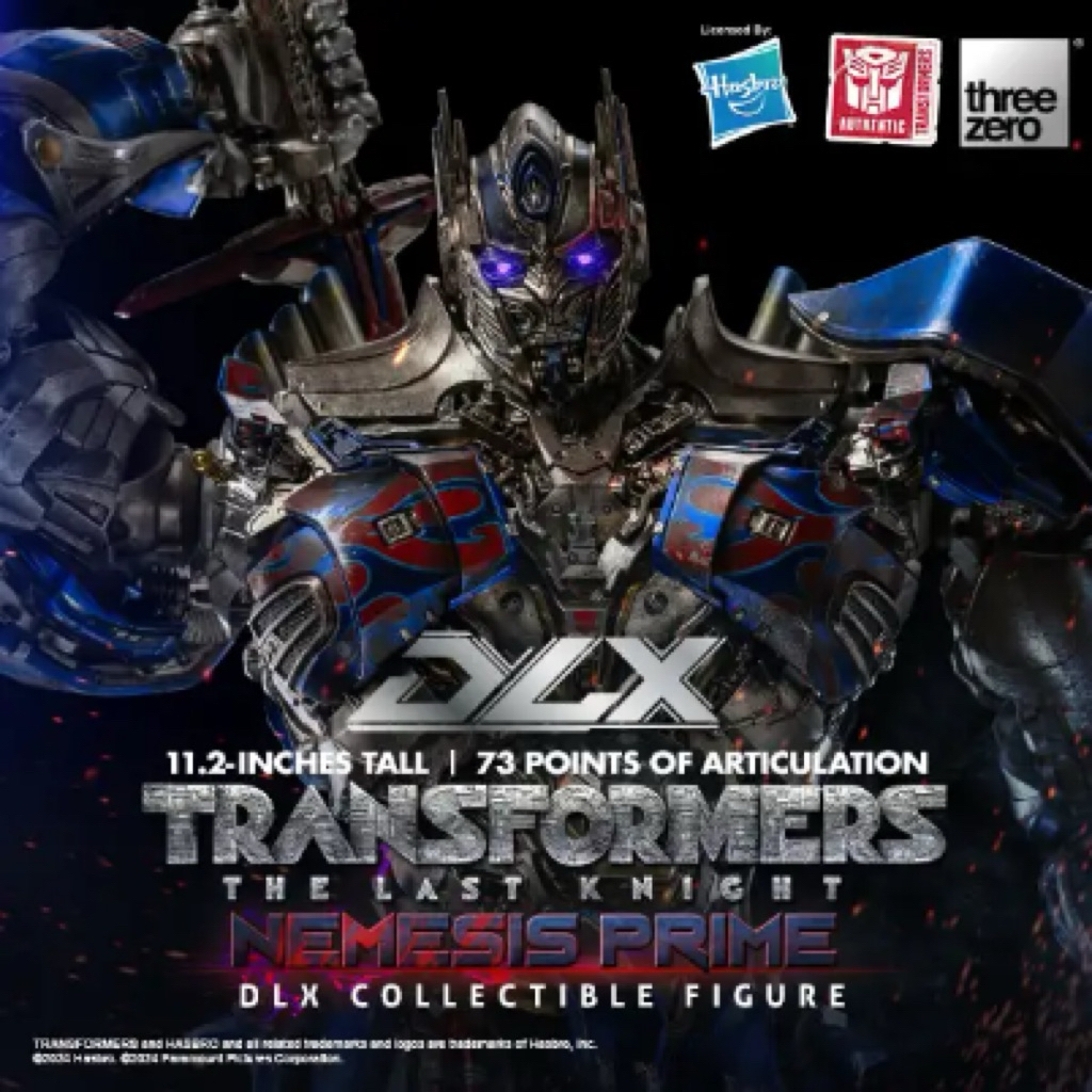 Threezero Transformers: The Last Knight DLX Nemesis Prime MISB