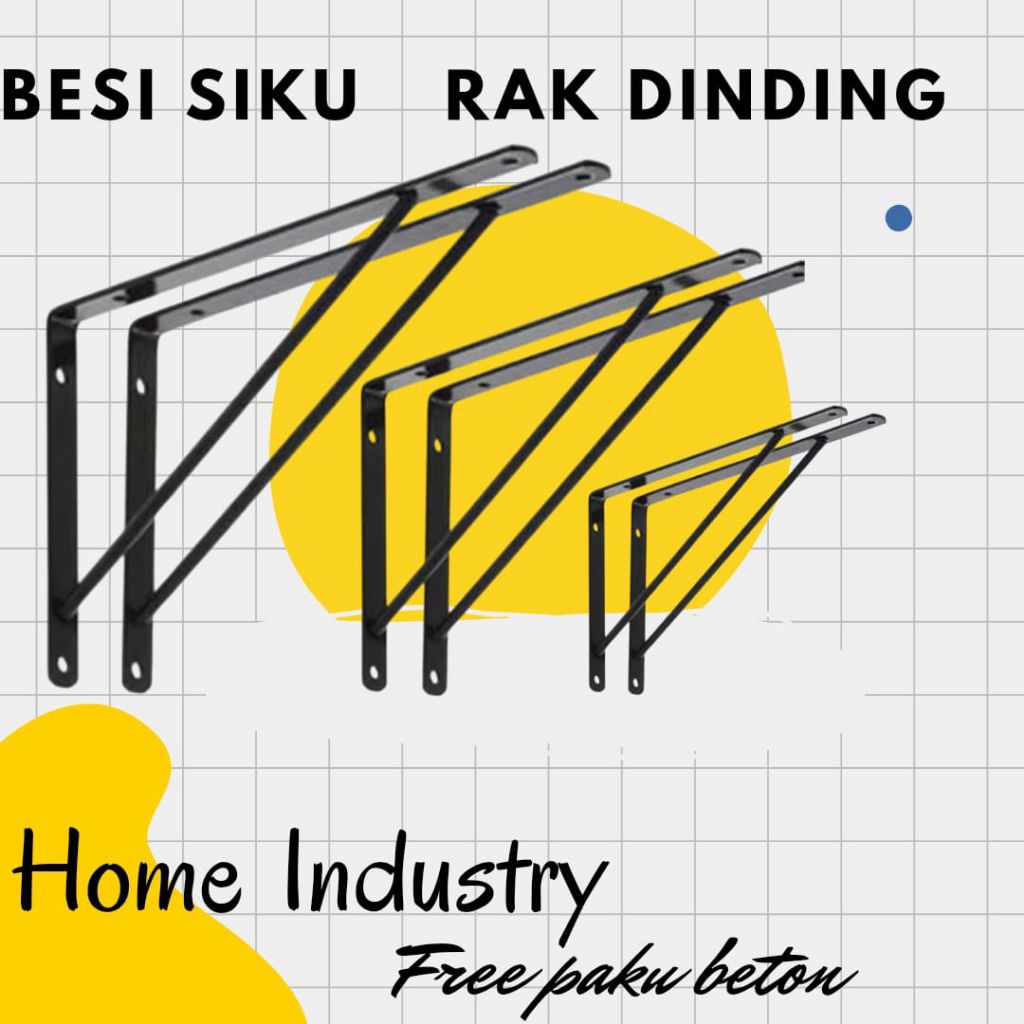 Siku rak besi, besi ambalan rak dinding,besi siku penyangga