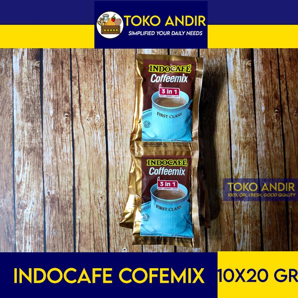 

Kopi Indocafe Coffee Mix 3 in 1 - Kopi Gula & Susu Siap Seduh (Original)