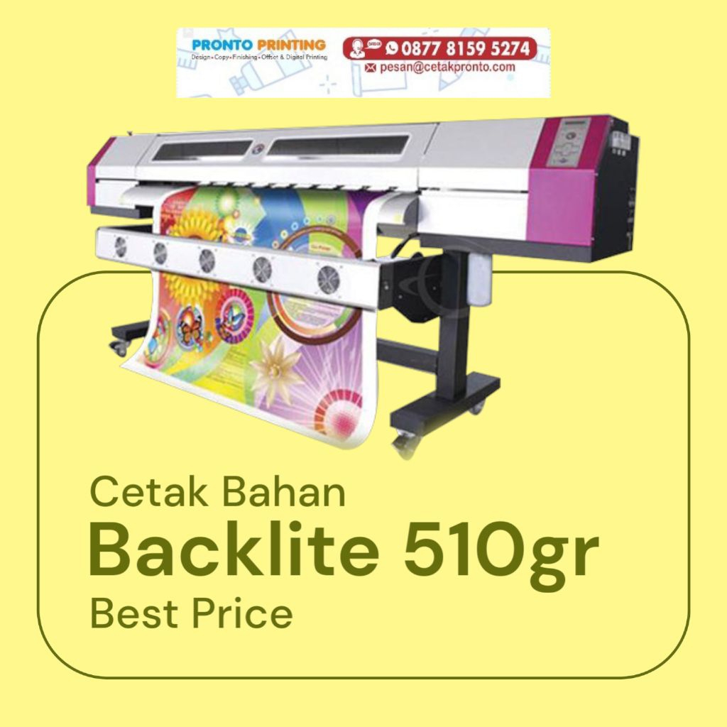 pronto printing spanduk banner backlite 510gr